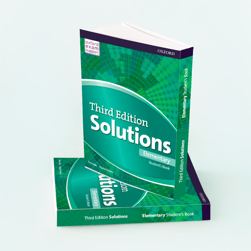 کتاب زبان انگلیسی Solutions - Elementary + کتاب کار